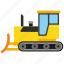 construction, bulldozer, machinery, vehicle, building 
