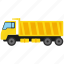 construction, dump truck, vehicle, truck 