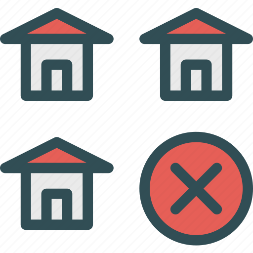 Building, cancel, home, house icon - Download on Iconfinder