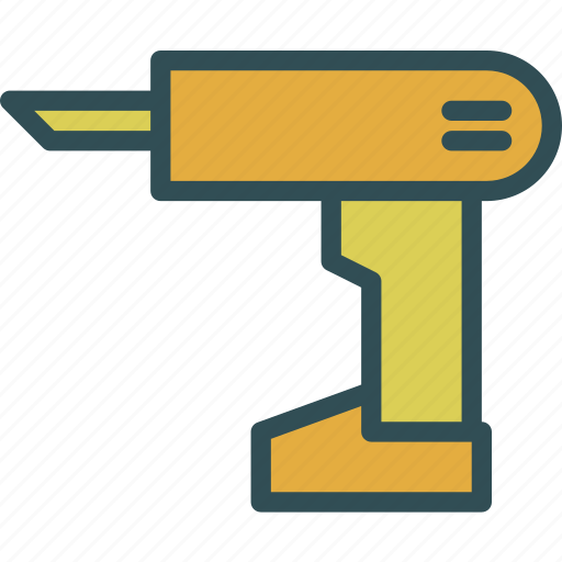 Automated, drill, instruments, mechanic, nails, tool, work icon - Download on Iconfinder