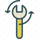 key, mechanic, rotate, tool