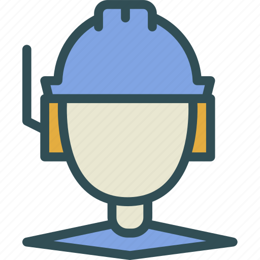 Coordinator, helmet, man, site, worker icon - Download on Iconfinder