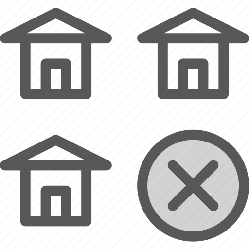 Building, cancel, home, house icon - Download on Iconfinder