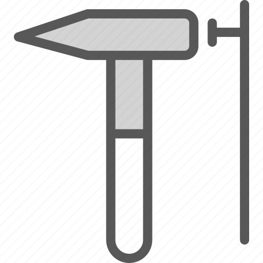 Hammer, instruments, manualnailing, nails, tool, work icon - Download on Iconfinder