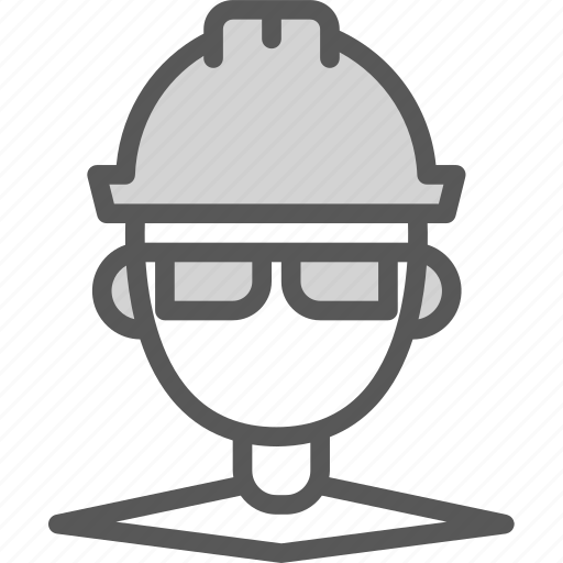 Engineer, helmet, man, site icon - Download on Iconfinder