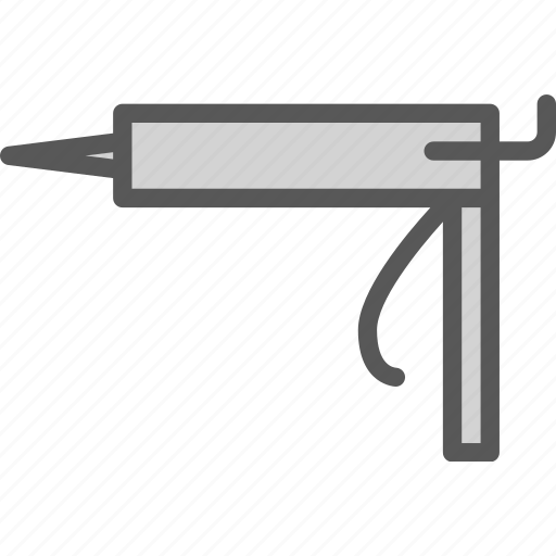 Contruction, foam, man, manual, pistol, worker icon - Download on Iconfinder