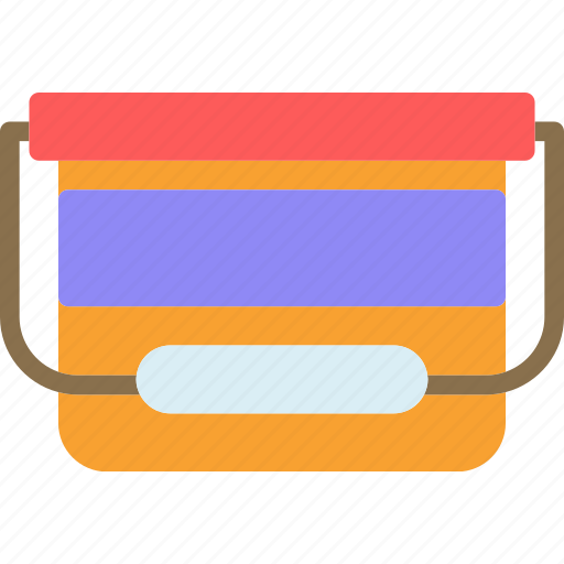 Bucket, color, empty, ink, paint, spread, wall icon - Download on Iconfinder