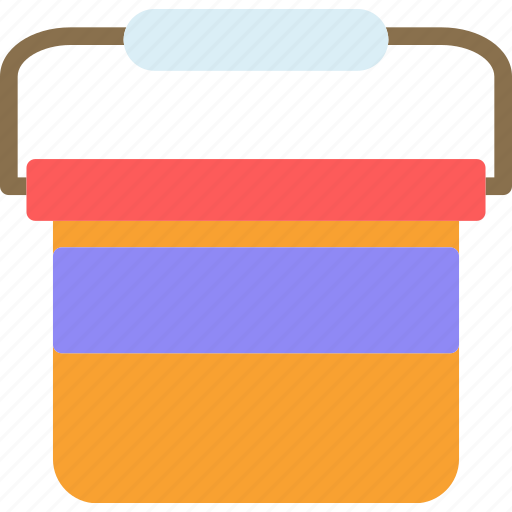 Bucket, building, full, heavy, lift, materials, use icon - Download on Iconfinder