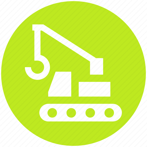 Concrete bulldozer, construction, construction crane, crane, lifter, vehicle icon - Download on Iconfinder
