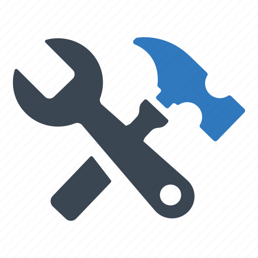 Construction, hammer, options, settings icon - Download on Iconfinder