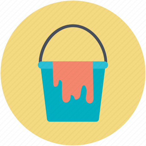 Bucket, pail, paint bucket, water, water bucket icon - Download on Iconfinder