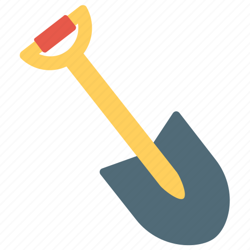 Digging tool, gardening tool, shovel, spade, tool icon - Download on Iconfinder