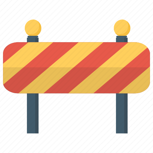 Barricade, blockade, construction barrier, maintenance obstacle, road barrier icon - Download on Iconfinder