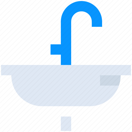 Bathroom, construction, interior, sink, wash, water icon - Download on Iconfinder
