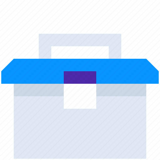 Box, delivery, kit, maintenance, package, service, toolbox icon - Download on Iconfinder