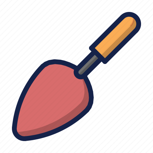 Cement, construction, shovel, tool icon - Download on Iconfinder