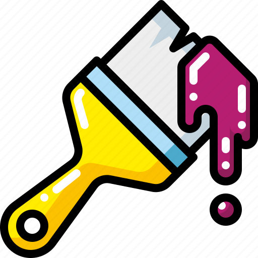 Brush, color, drawing, paint, paintbrush, tool icon - Download on Iconfinder