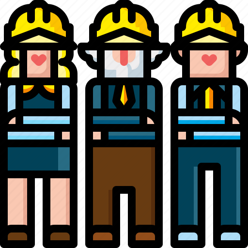 Building, company, construction, people, professional, team, teamwork icon - Download on Iconfinder