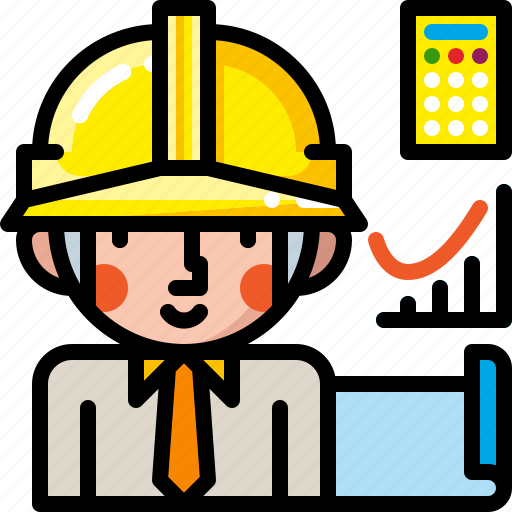 Construction, engineer, engineering, helmet, male, people, worker icon - Download on Iconfinder
