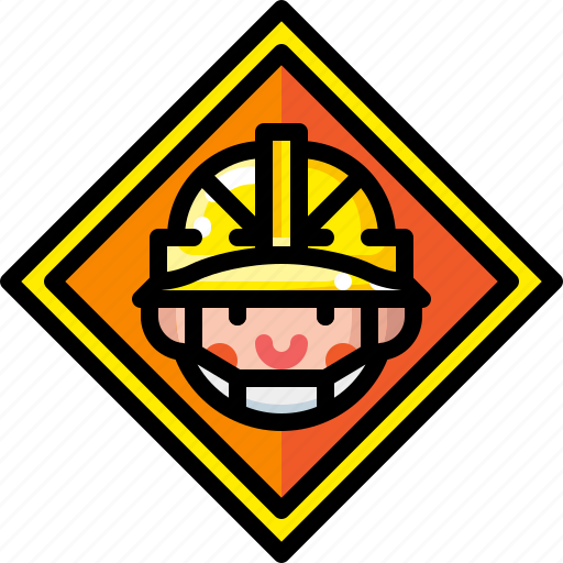 Caution, construction, danger, protection, safety, sign, warning icon - Download on Iconfinder