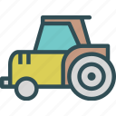 agriculture, earth, tractor, truck, work