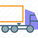 large, transportation, truck