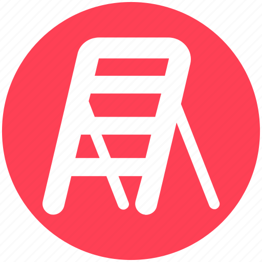 Construction ladder, ladder, railing stair, stairs, steps icon - Download on Iconfinder