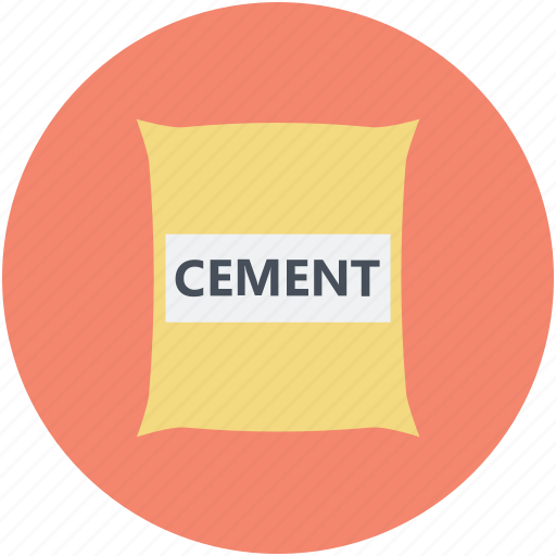 Cement bag, construction material, masonry, paper sack, warehouse icon - Download on Iconfinder