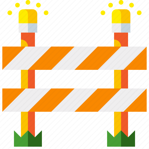 Barrier, construction, danger, safety, sign, stop, warning icon - Download on Iconfinder