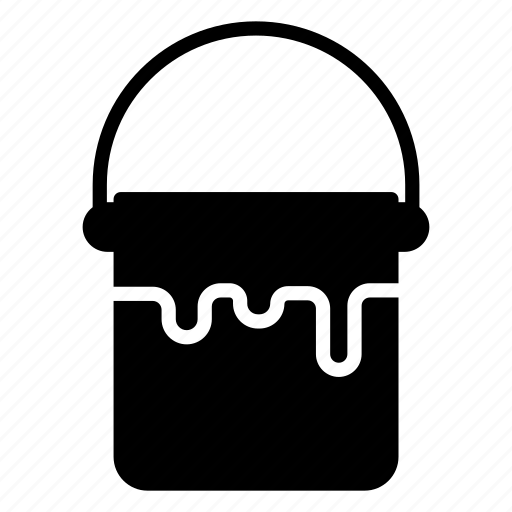 Bucket, color, decoration, pail, paint icon - Download on Iconfinder