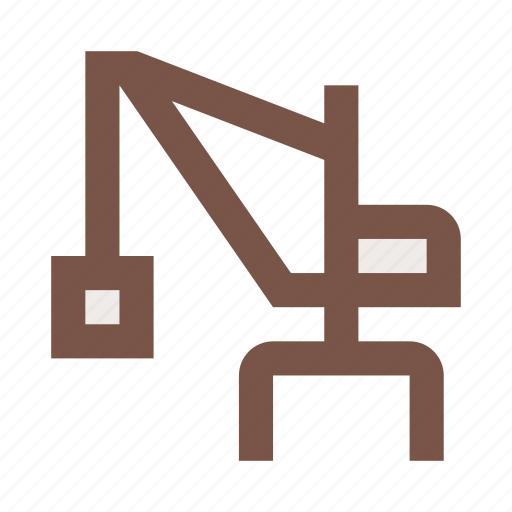 Building, construction, crane, industry, loading, machine, shipment icon - Download on Iconfinder
