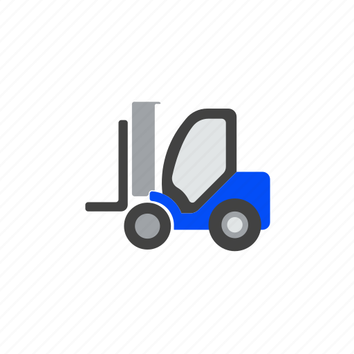 Construction, forklift, mining, work icon - Download on Iconfinder
