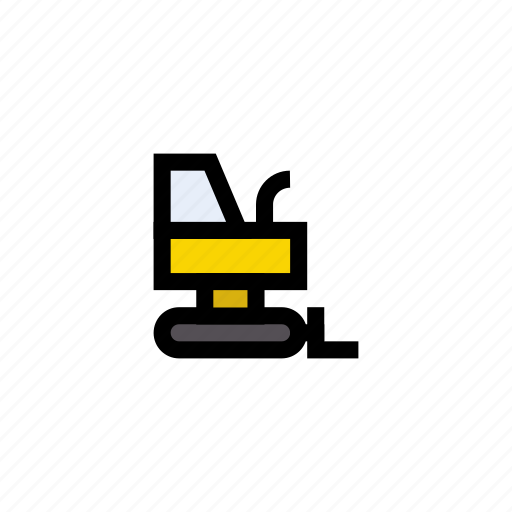 Building, construction, excavator, truck, vehicle icon - Download on Iconfinder