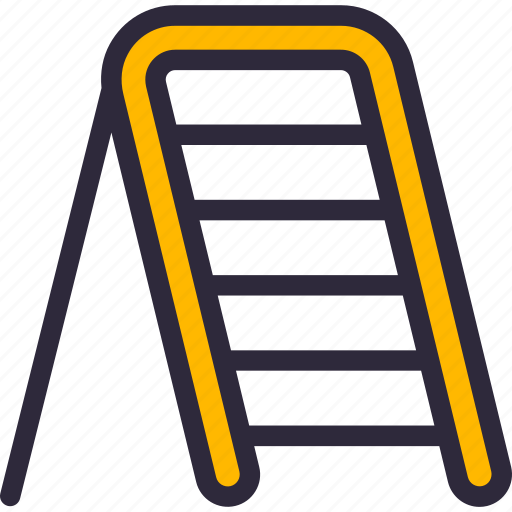 Construction, household, ladder, stepladder icon - Download on Iconfinder