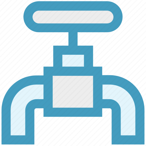 Construction, faucet, plumbing, spigot valve, tap, water tap icon - Download on Iconfinder