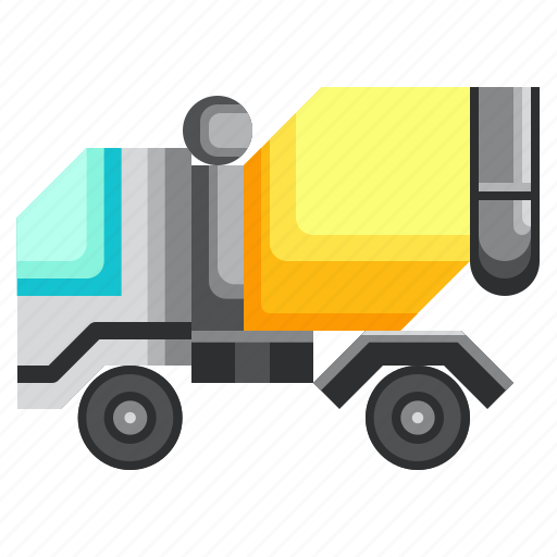 Car, cement, lorry, mixer, truck, trucks icon - Download on Iconfinder