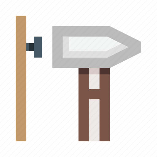Construction, hammer, nail, beat, tool, building, equipment icon - Download on Iconfinder