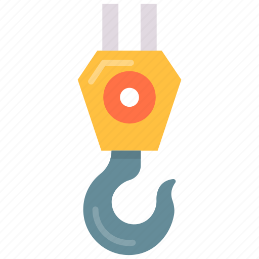 Crane lifter, lifting pulley, container lifter, weight holder, harbor pulley icon - Download on Iconfinder