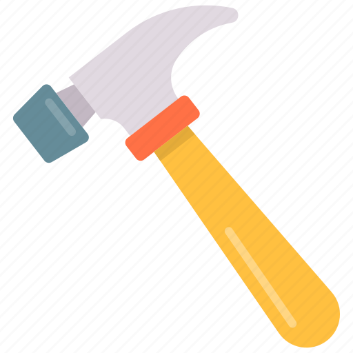 Hammer, hand tool, nail hammer, nail fixer, work tool icon - Download on Iconfinder