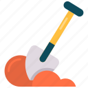 shovel, spade, construction tool, gardening tool, hand tool