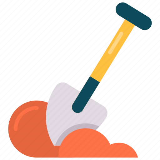 Shovel, spade, construction tool, gardening tool, hand tool icon - Download on Iconfinder