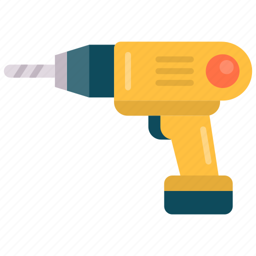 Drill, dig machine, drill machine, drilling machine, construction tool icon - Download on Iconfinder
