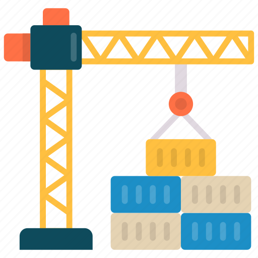 Crane, lifter, excavator, heavy machinery, construction machinery icon - Download on Iconfinder