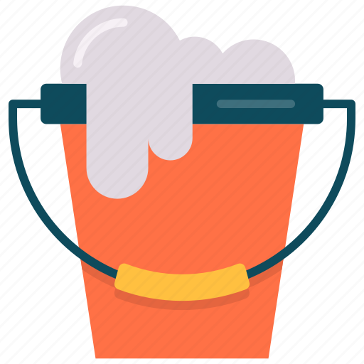 Bucket, water bucket, paint bucket, water, pail icon - Download on Iconfinder