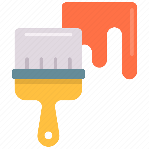Paint brush, painting, wall paint, brush, paint icon - Download on Iconfinder