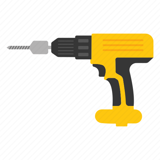 Construction, drill, electric, machine, screwdriver, tool, repair icon - Download on Iconfinder