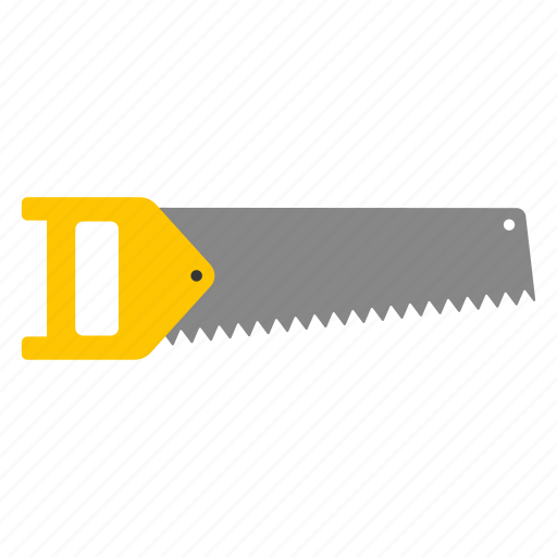 Construction, handsaw, saw, tool, trim, cut, wood icon - Download on Iconfinder