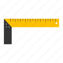 construction, ruler, measure, tool, equipment, measurement, square