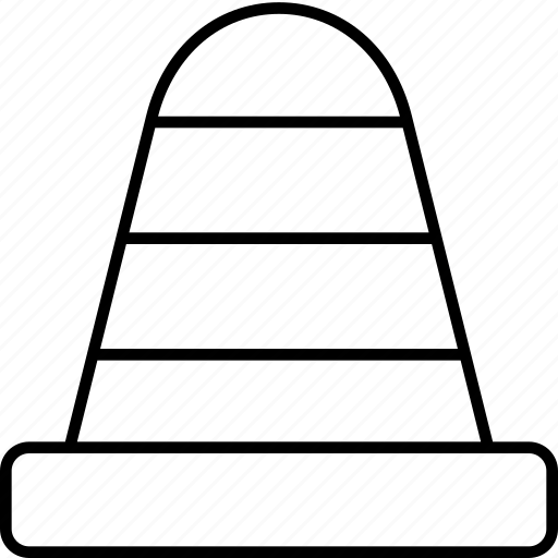 Cone, construction, traffic, safety, danger, post, bollards icon - Download on Iconfinder