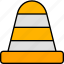cone, construction, traffic, safety, danger, post, bollards 